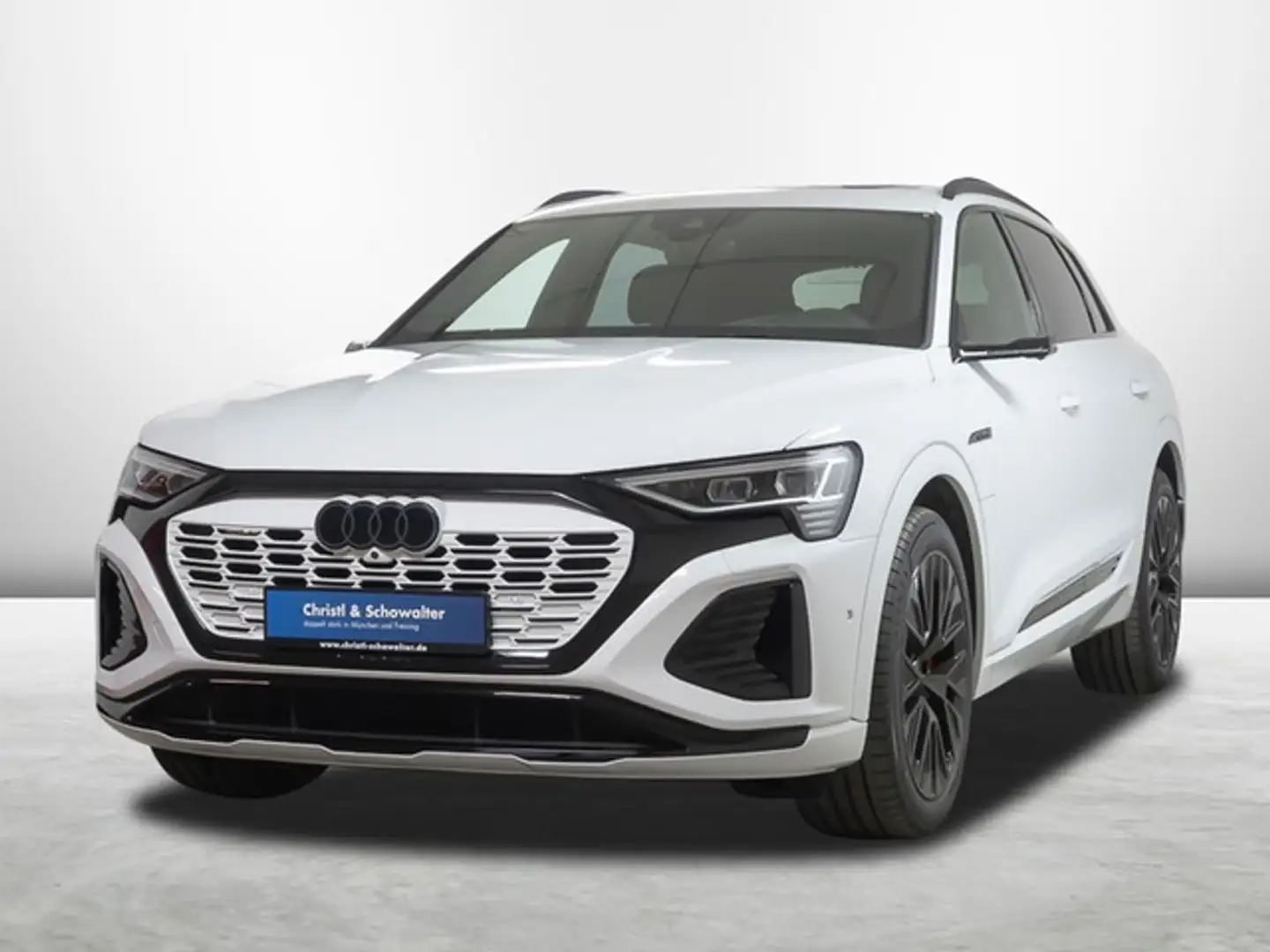 Audi Q8 e-tron 55 edition S line MATRIX LUFTFED PANO Weiß - 2