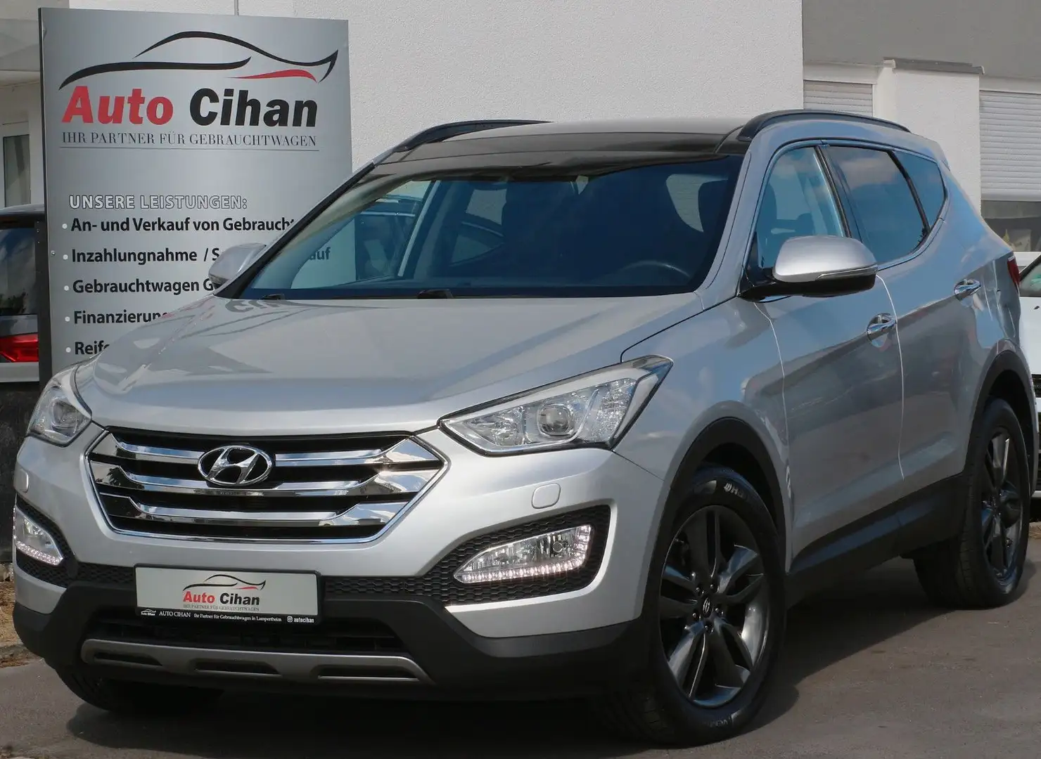 Hyundai SANTA FE Style 2WD AUTOMATIK! PANO-DACH...! TOP! Silber - 1