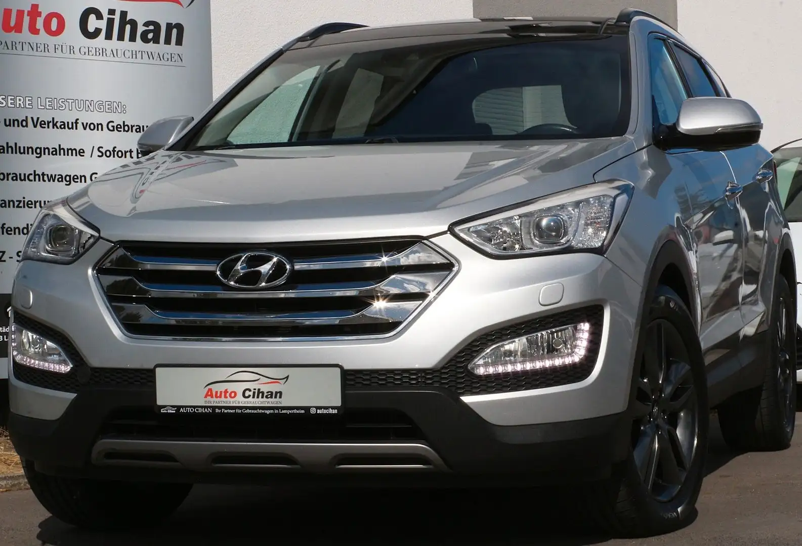 Hyundai SANTA FE Style 2WD AUTOMATIK! PANO-DACH...! TOP! Silber - 2
