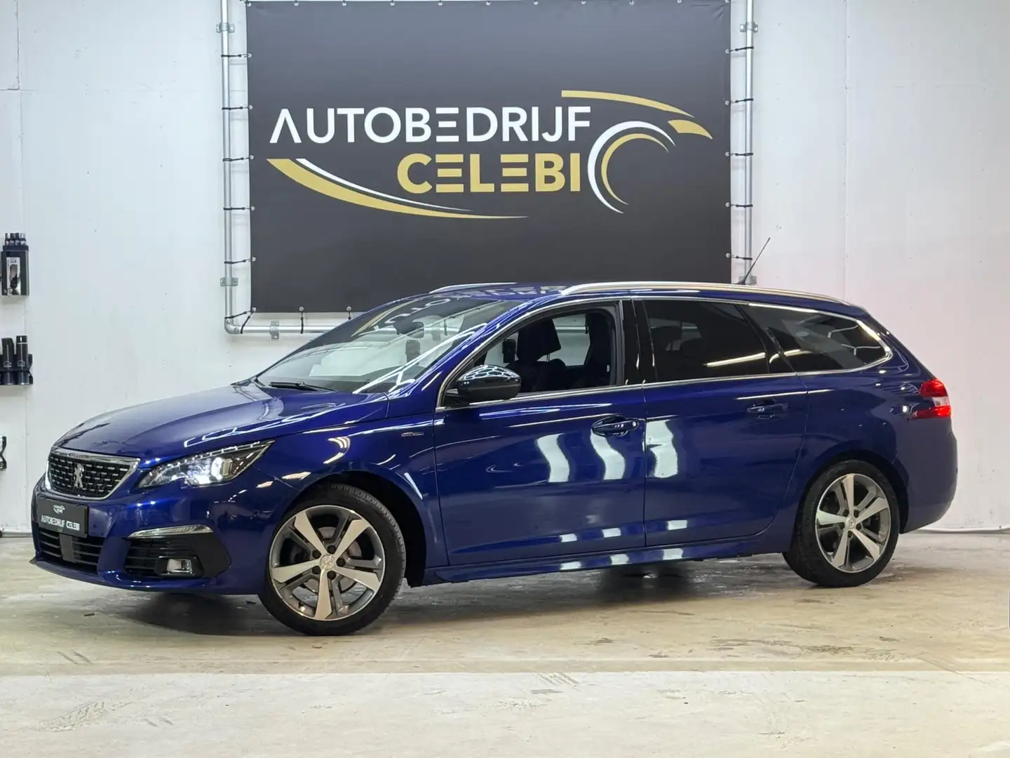 Peugeot 308 SW 1.2 PureTech GT-line 2018 BLAUW CARPLAY|DHOEK Blauw - 2