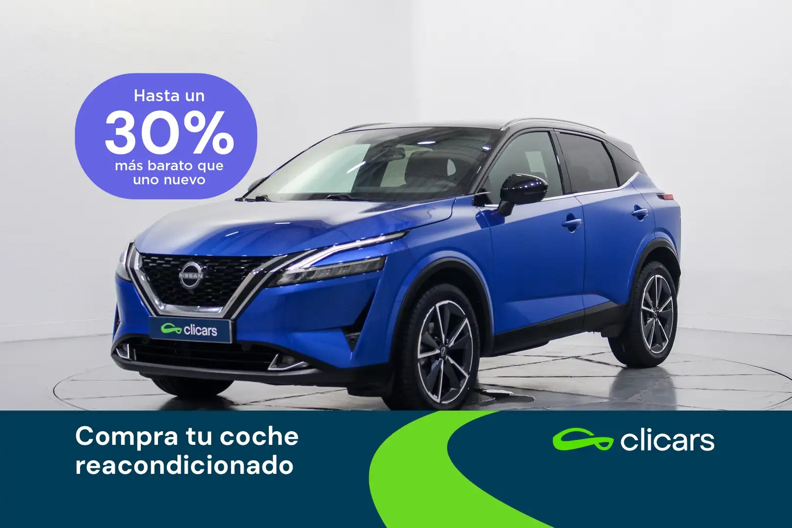 Nissan Qashqai 1.3 DIG-T mHEV 12V Tekna 4x2 103kW Bleu - 1