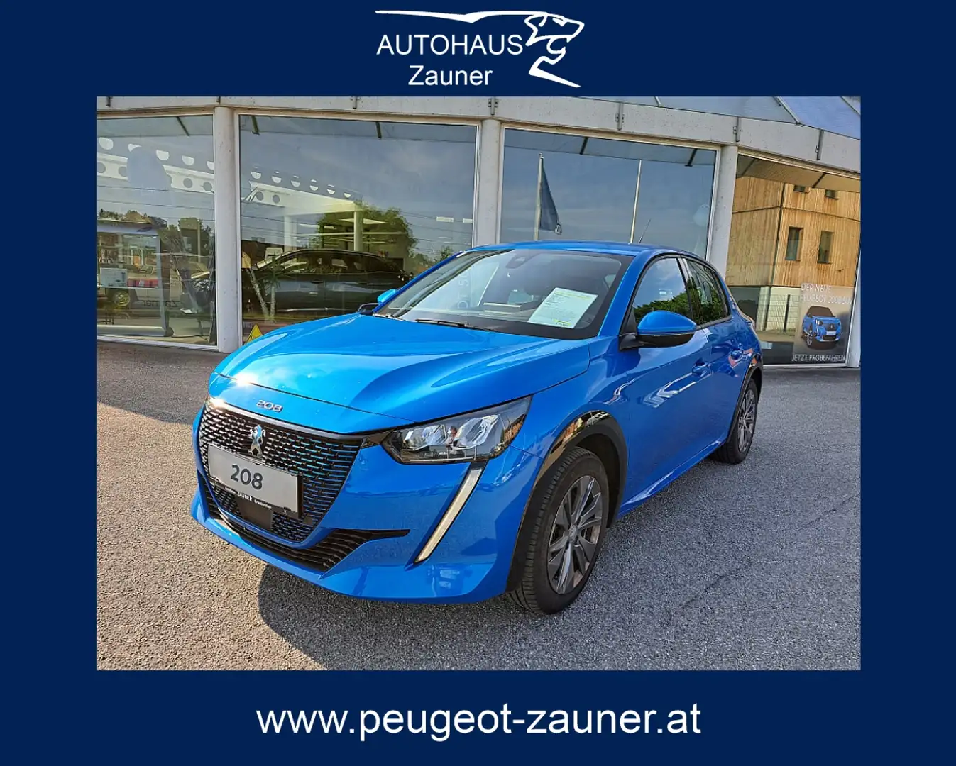 Peugeot 208 e-208 50kWh Allure Allure Blau - 1