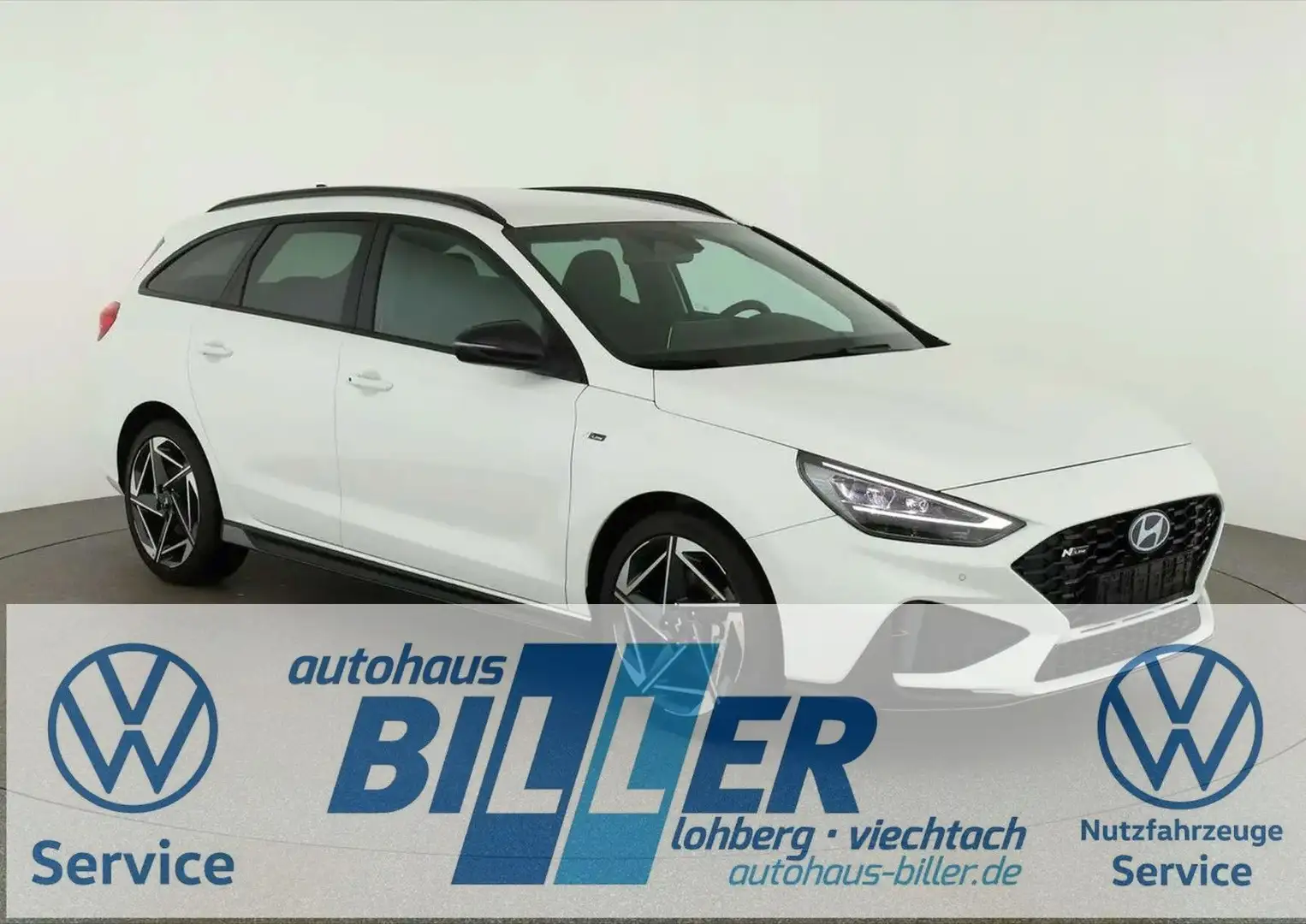 Hyundai i30 Kombi 1.5T-GDI CDT N-Line Navi|Kam|ACC|Keyle Weiß - 1