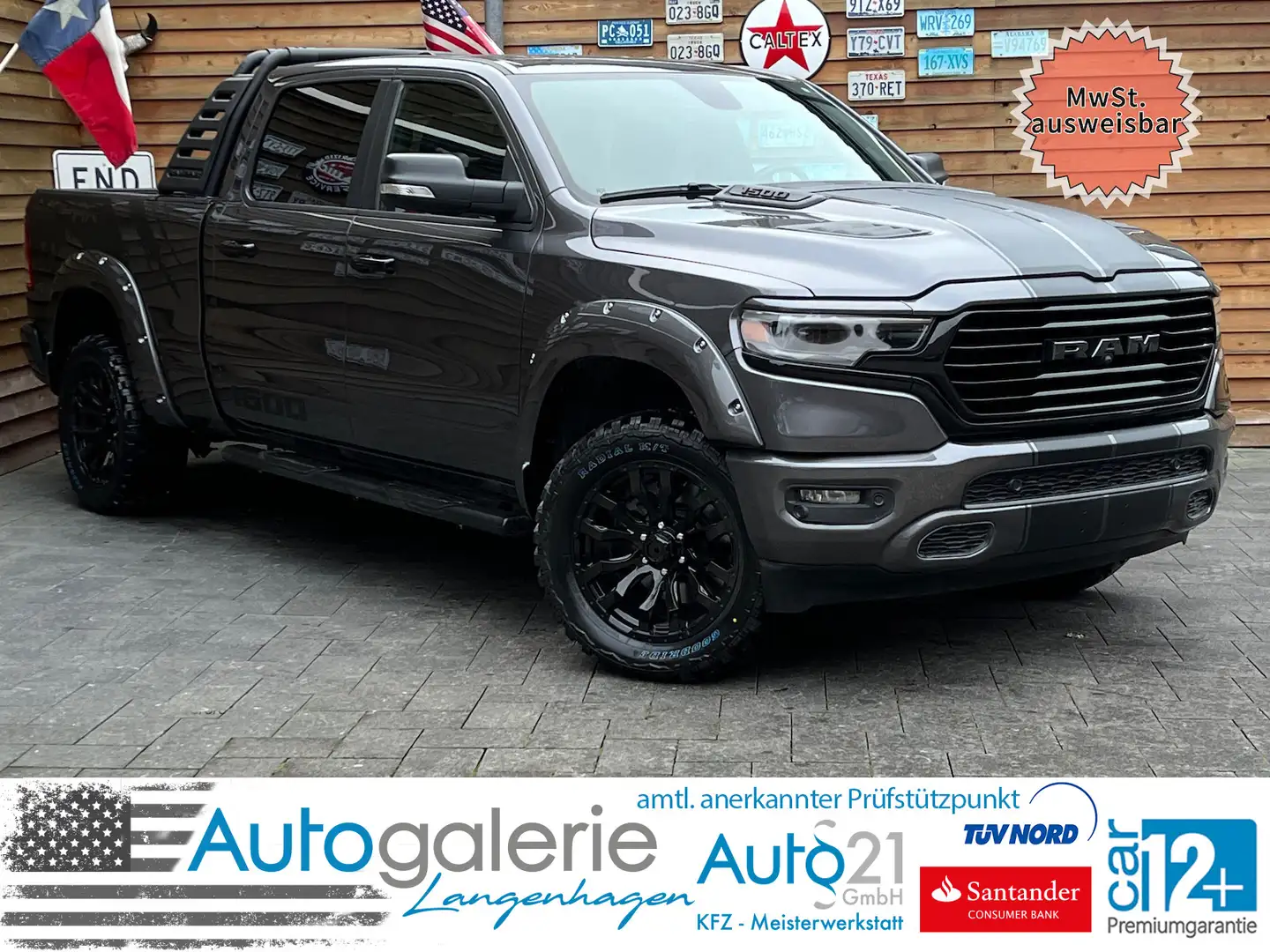 Dodge RAM 1500 Night Edition 5,7L LPG 12´´ Nav 4x4 AHK Gris - 1