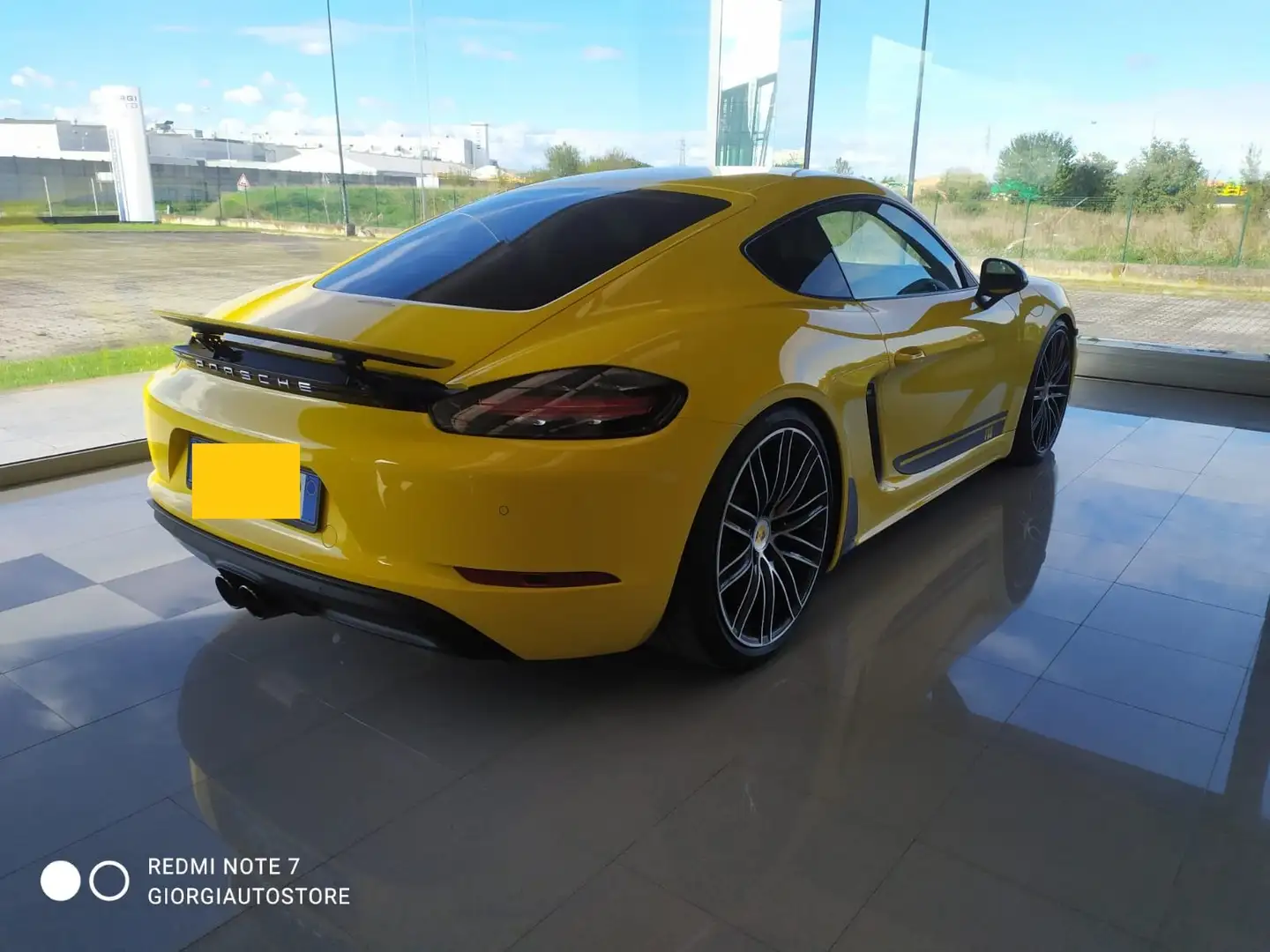Porsche 718 CAYMAN718 300cv PDK PASM-ASS.-CERCHI20SCARICHI SP. Жовтий - 1