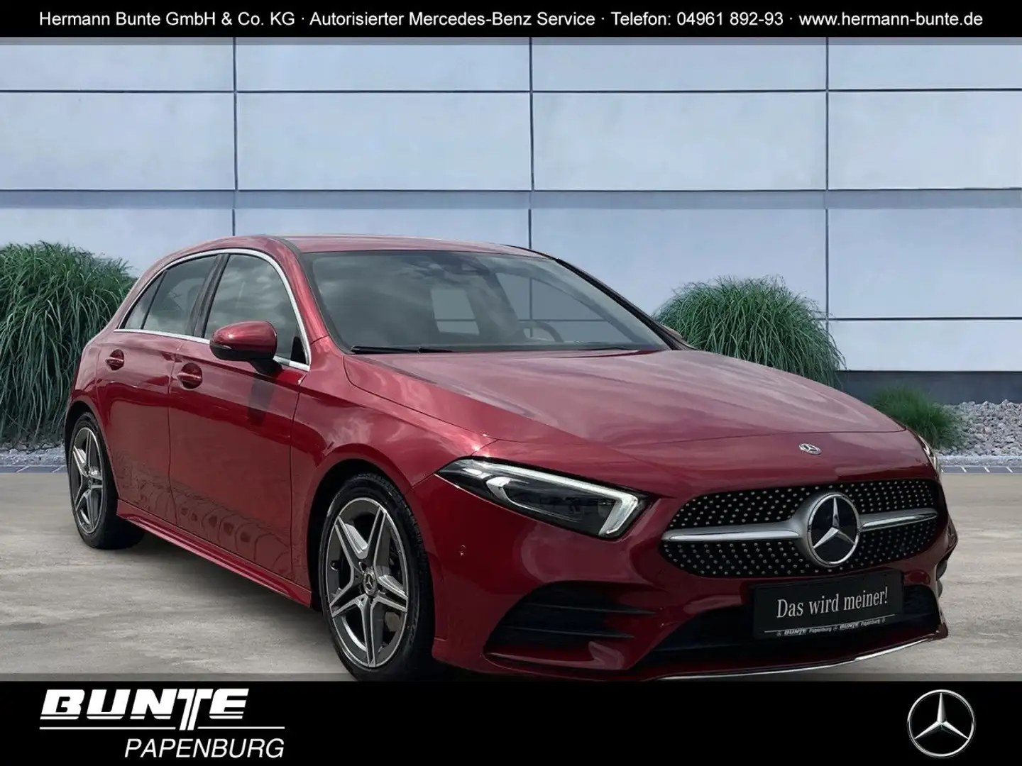 Mercedes-Benz A 200 d AMG/AHK/STANDHZG/MULTIBEAM/AMBIENTE/KA LED Rot - 1