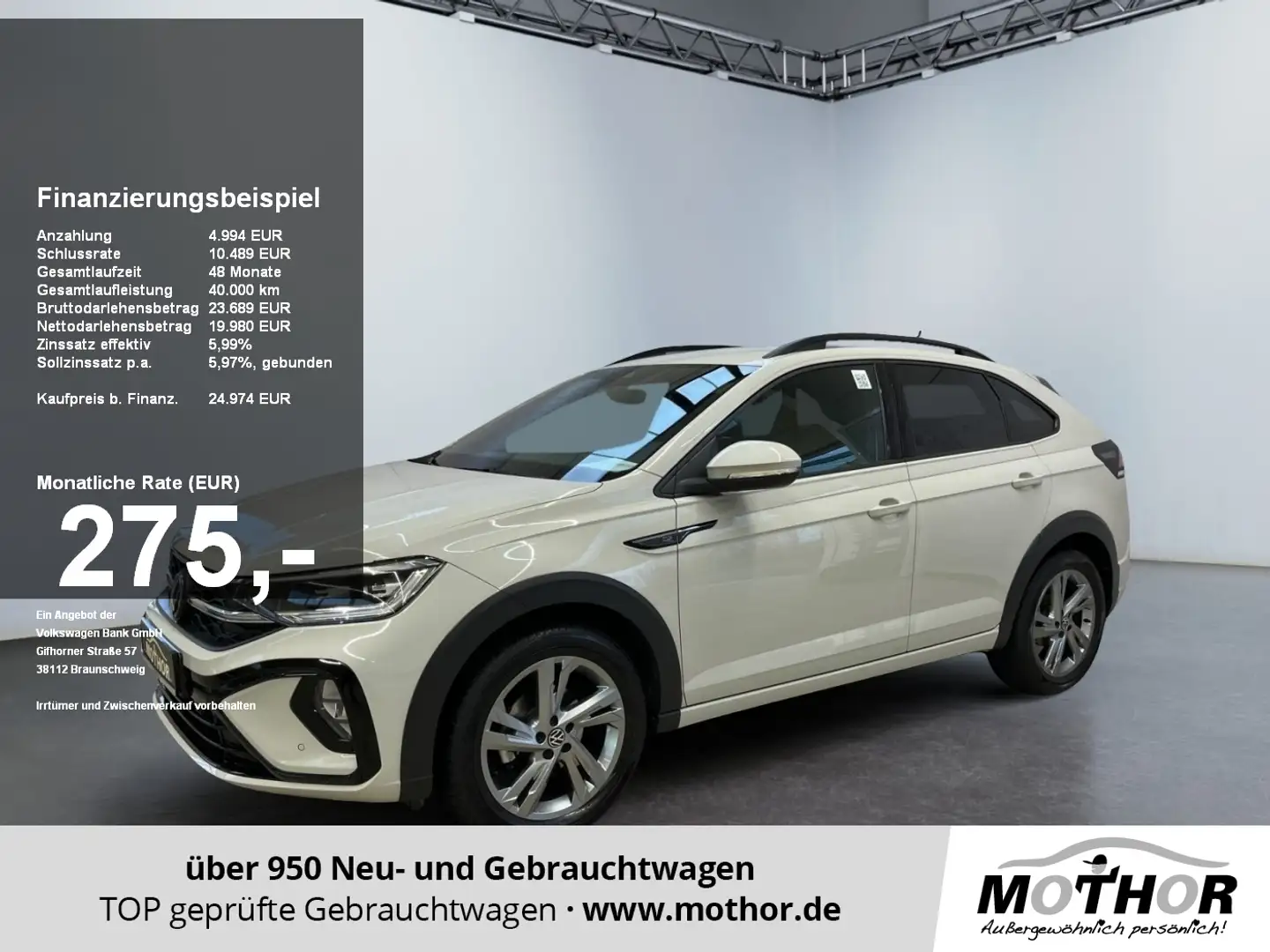 Volkswagen Taigo R-Line 1.0 TSI DSG App Connect Grau - 1