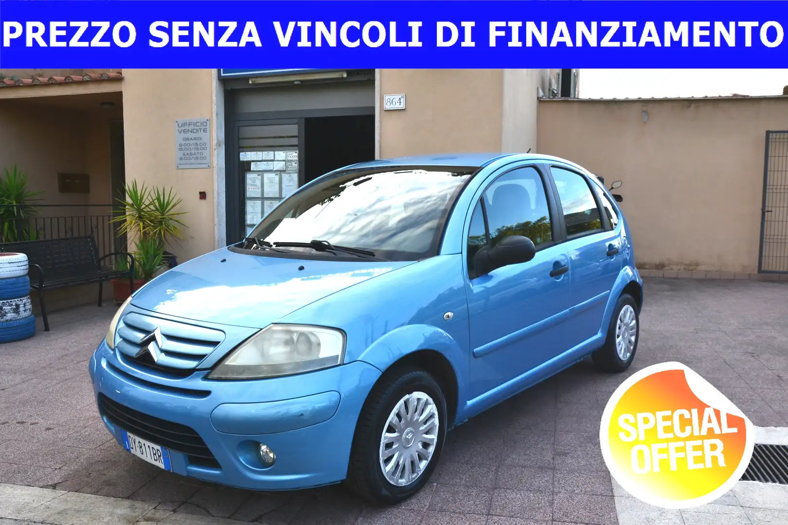 Citroen C3 1.1 60CV ELEGANCE **GARANZIA 12 MESI** Azul - 1