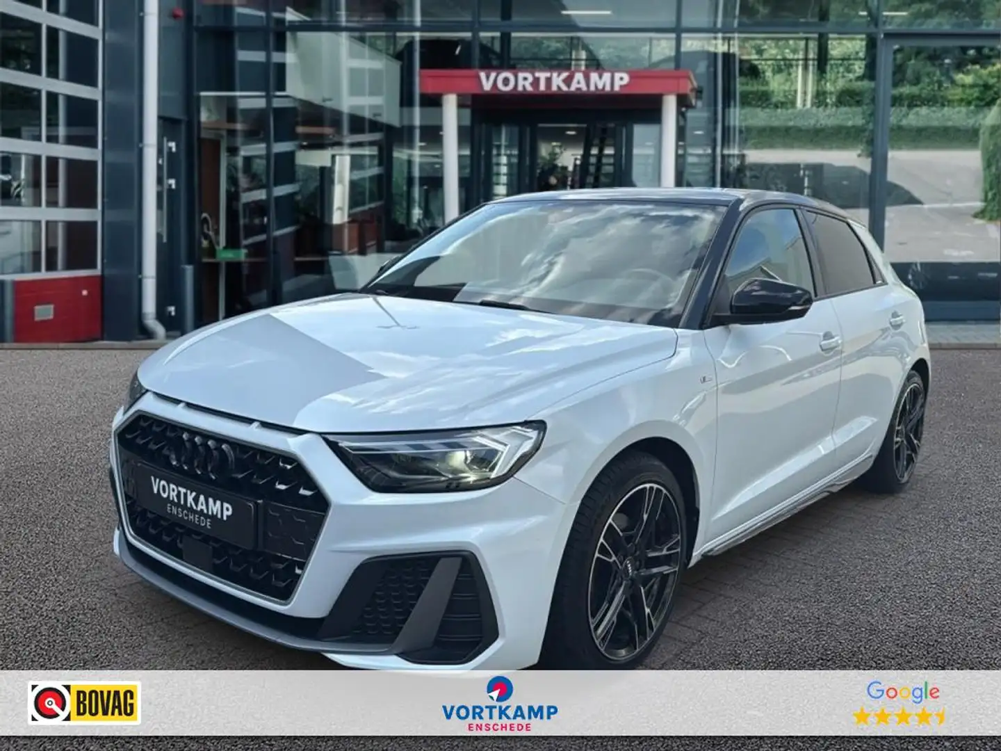 Audi A1 30 TFSI S LINE LED/CRUISE/STOELVERW/PDC/NAVIGATIE Wit - 1
