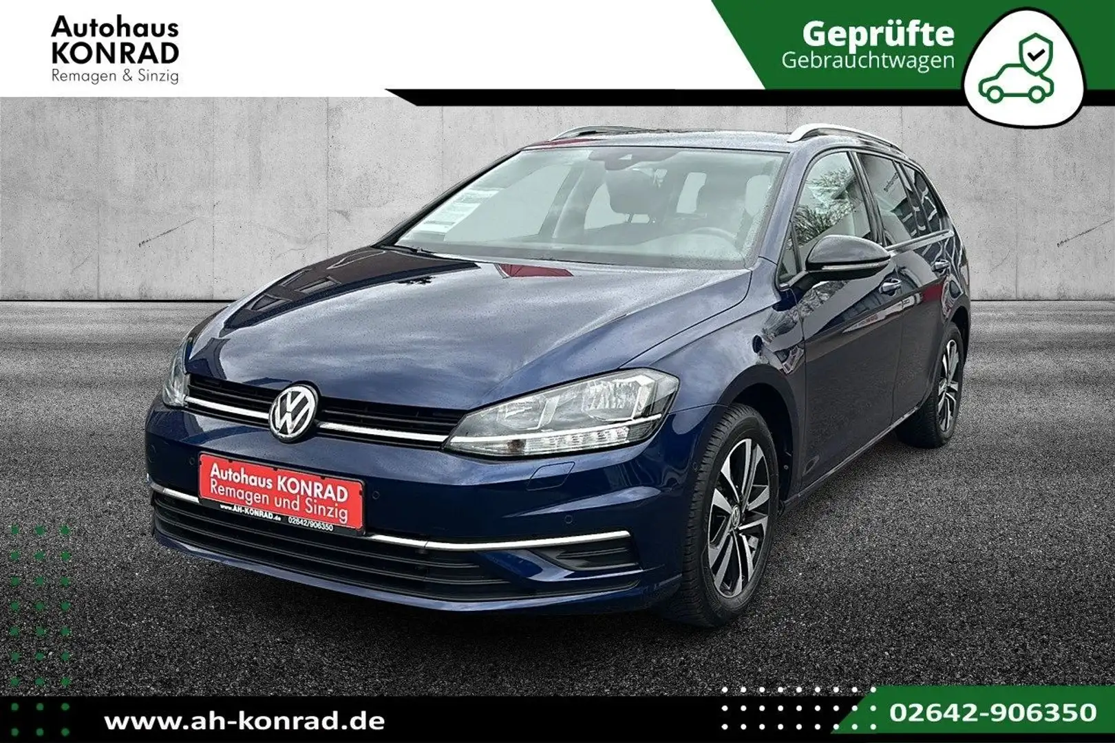 Volkswagen Golf VII 1.6 TDI Variant IQ.DRIVE+Navi+AHK Blue - 1