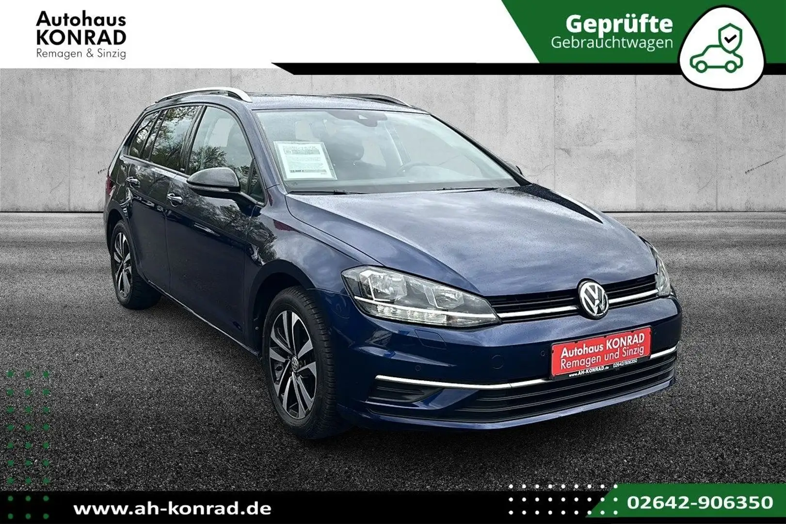 Volkswagen Golf VII 1.6 TDI Variant IQ.DRIVE+Navi+AHK Blue - 2