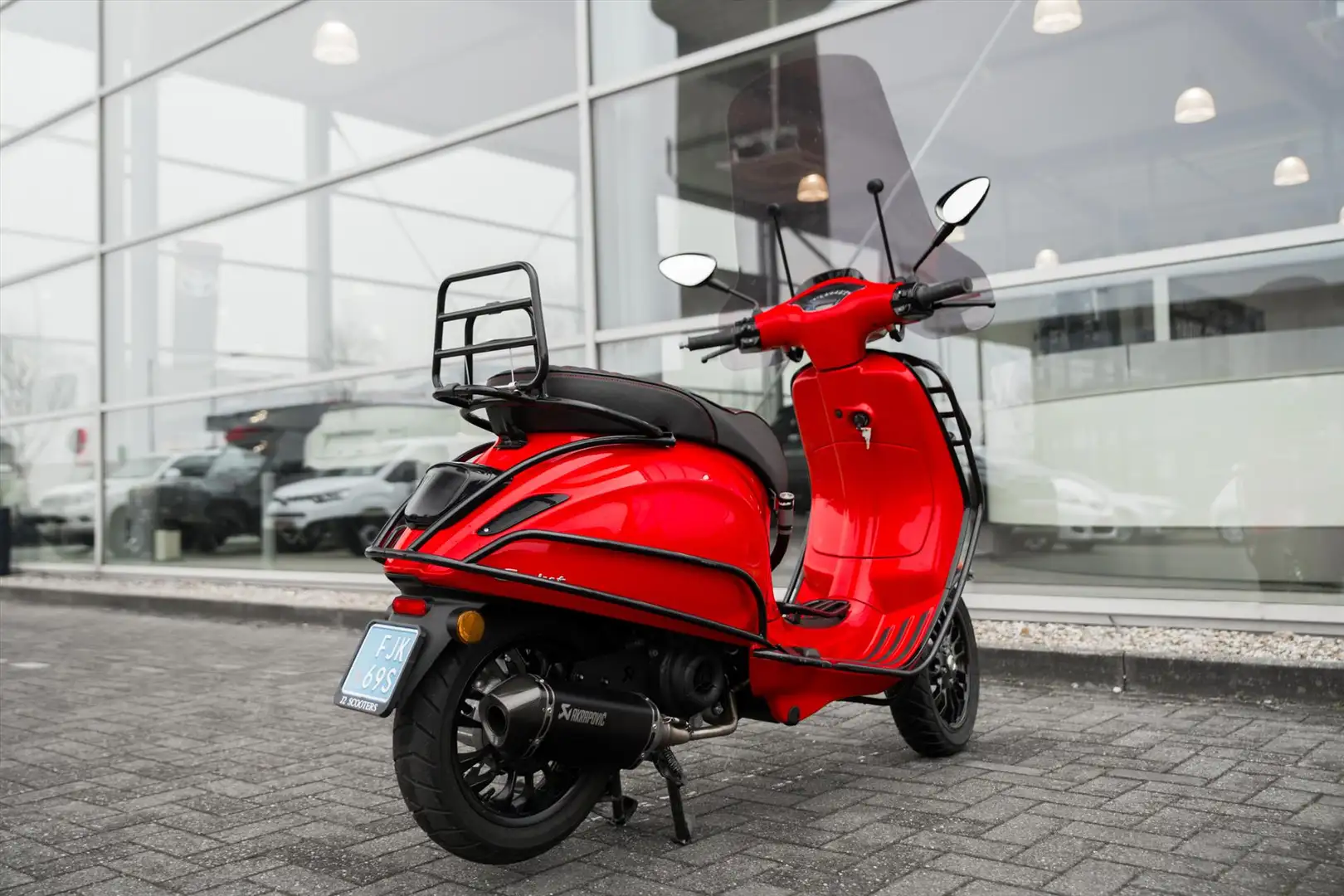 Piaggio Sprint Vespa | Akrapovic | Custom Zadel | 50 KM/H Roşu - 2