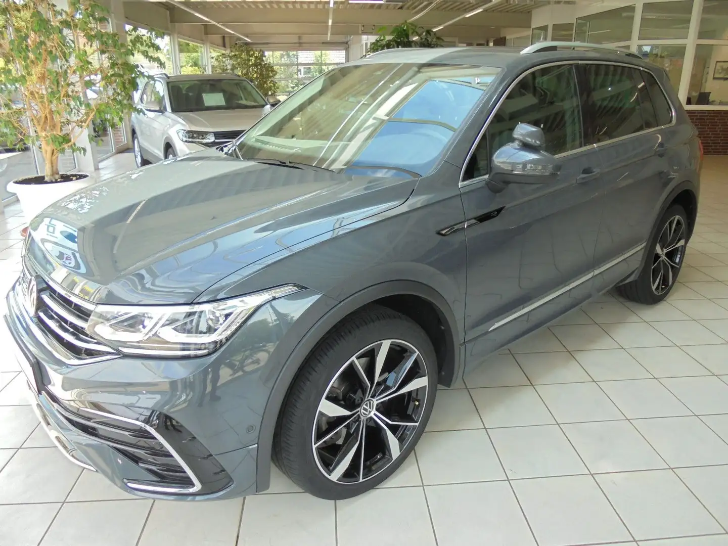 Volkswagen Tiguan R-Line 4Mo/20"/IQMatrix/AHK/Fahrschulpeda Grijs - 1