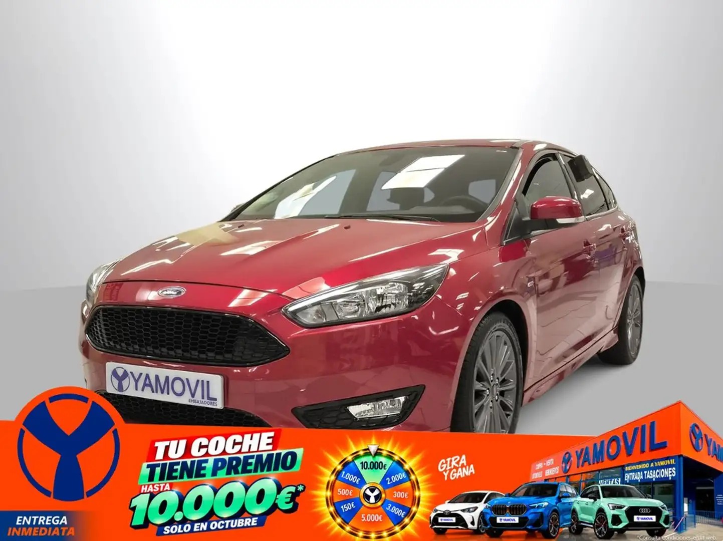 Ford Focus 1.0 Ecoboost Auto-S&S ST-Line 125 Rojo - 1