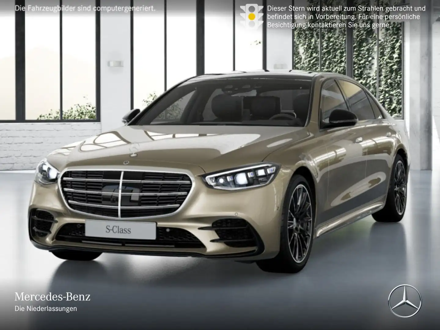 Mercedes-Benz S 600 S 580 L 4M AMG+NIGHT+PANO+DIGITAL-L+BURMESTER3D Gold - 2