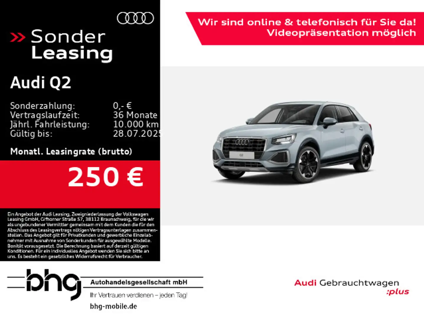 Audi Q2 30 TDI advanced Grau - 1