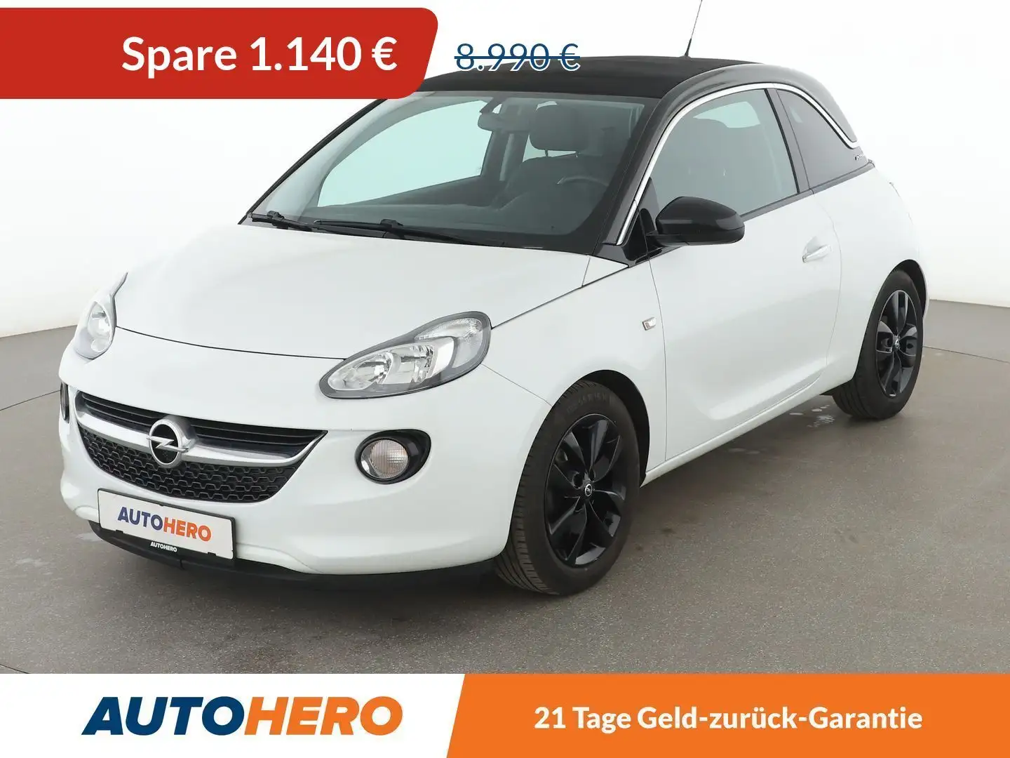 Opel Adam 1.2 Open Air 120 Jahre*FALTDACH*PDC*SHZ*KLIMA* Weiß - 1