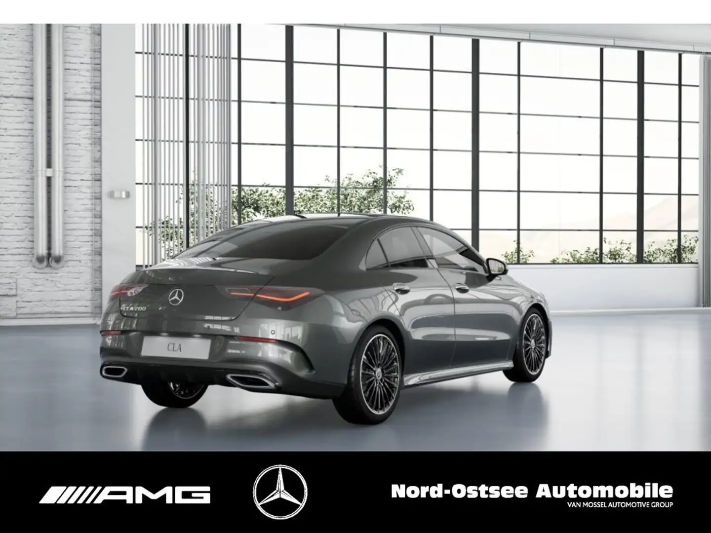 Mercedes-Benz CLA 200 AMG NIGHT PANO 19-ZOLL STANDHEIZUNG Grau - 2