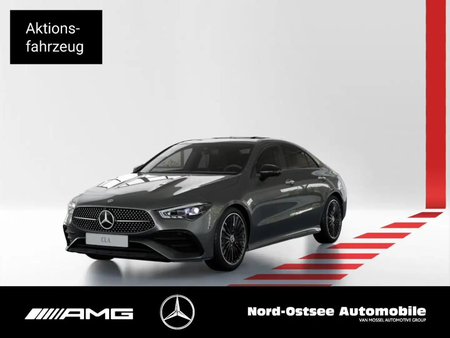 Mercedes-Benz CLA 200 AMG NIGHT PANO 19-ZOLL STANDHEIZUNG Grau - 1