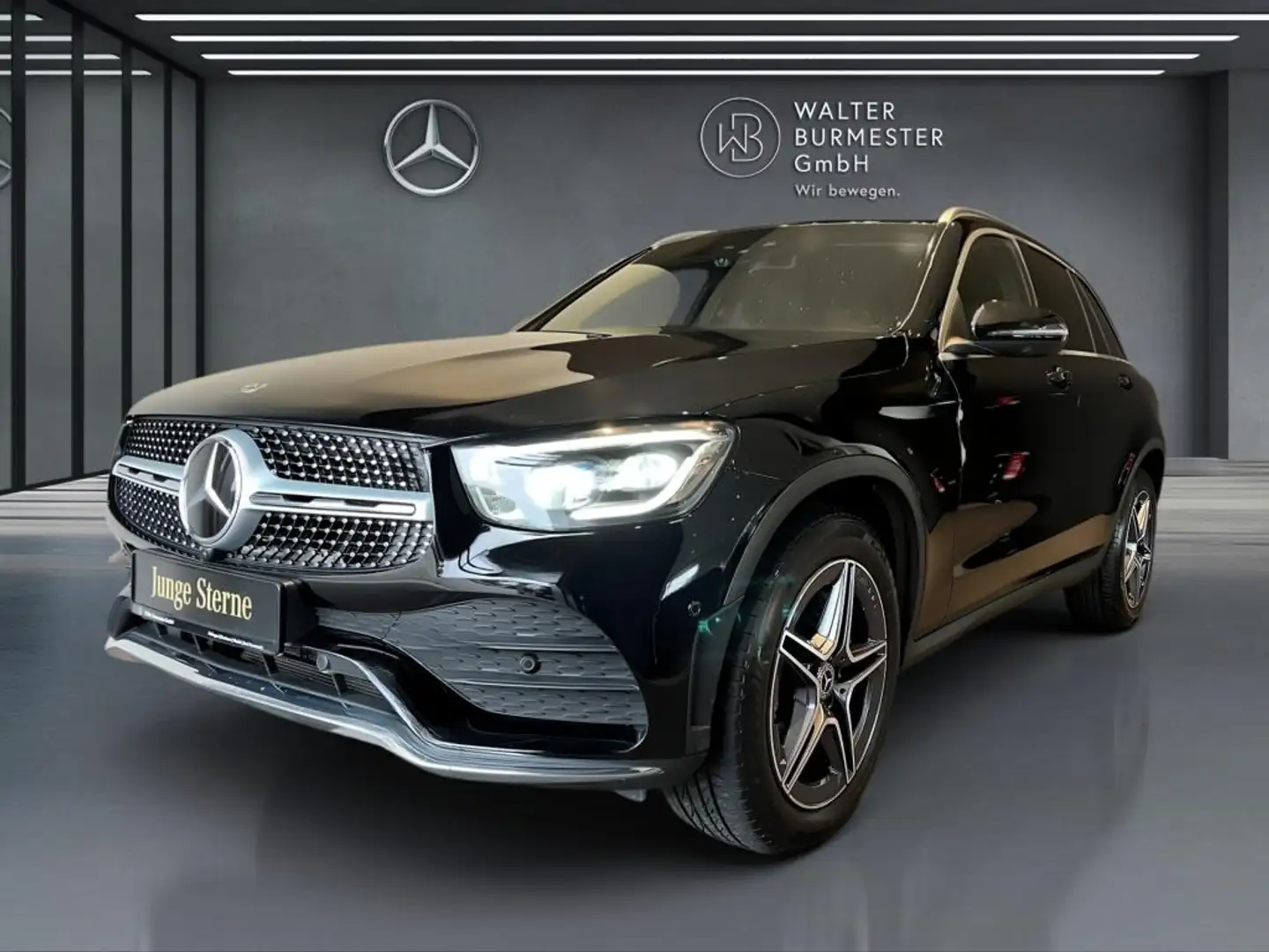 Mercedes-Benz GLC 200 4M +AMG+MBUX+KAMERA+360°+HuD+Distr+SHZ Black - 1