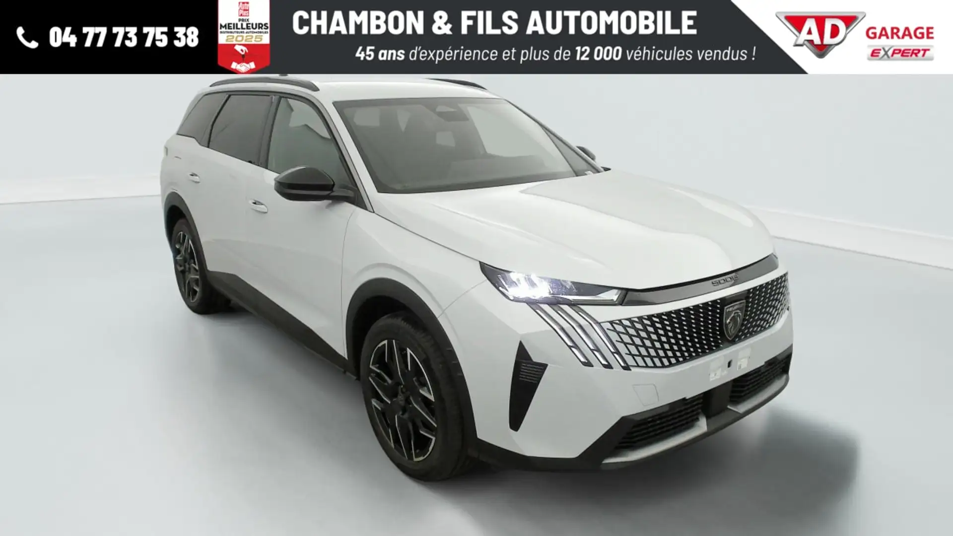 Peugeot 5008 Hybrid 145 e-DCS6 Allure Blanc - 1