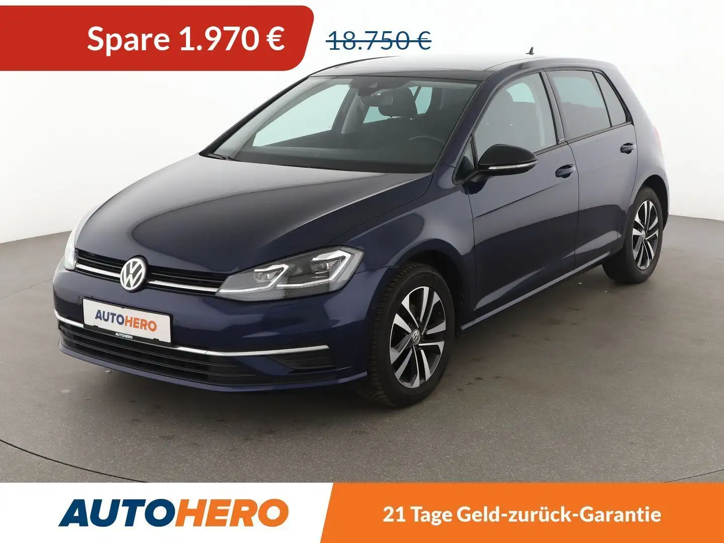 Volkswagen Golf 1.5 TSI ACT IQ.DRIVE*NAVI*LED*ACC* Blau - 1