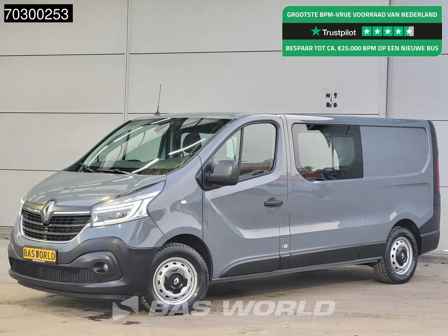 Renault Trafic 145pk Automaat Dubbel Cabine L2H1 Trekhaak Navi Ai Grijs - 1