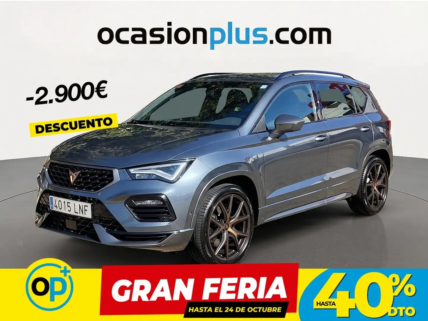CUPRA Ateca 2.0 TSI 300 DSG 4Drive Gris - 1