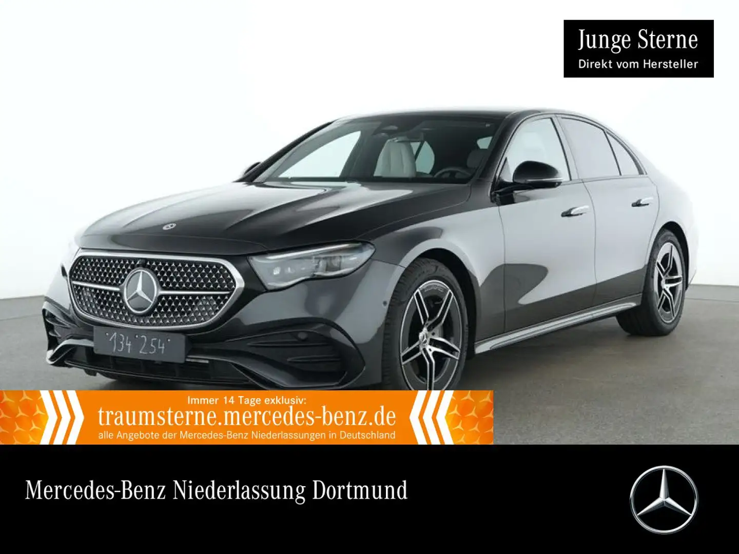 Mercedes-Benz E 220 d AMG 360° Burmester Distr. Multisitz HUD 9G Grau - 1