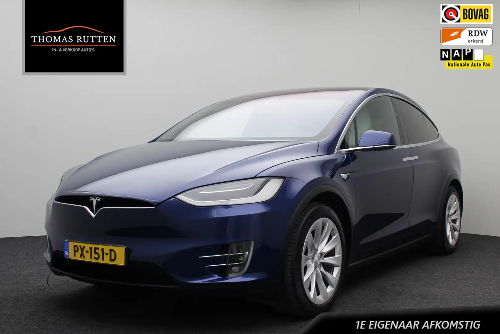 Tesla Model X 90D Base 2017 | Autopilot | INCL. BTW | Lederen Be Azul - 1