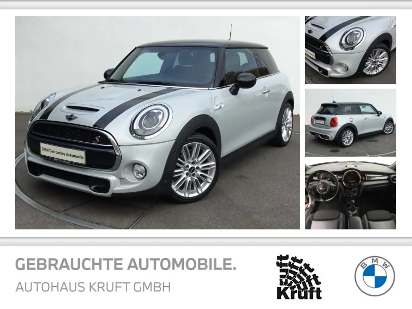 MINI Cooper S 3tür CHILI+NAV PROF+LED+PDC+LM17+SITZHZ Silber - 1