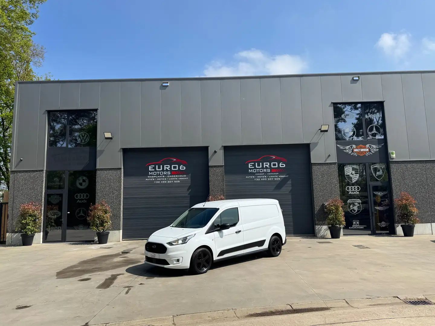 Ford Transit Connect Benzine Wit - 1