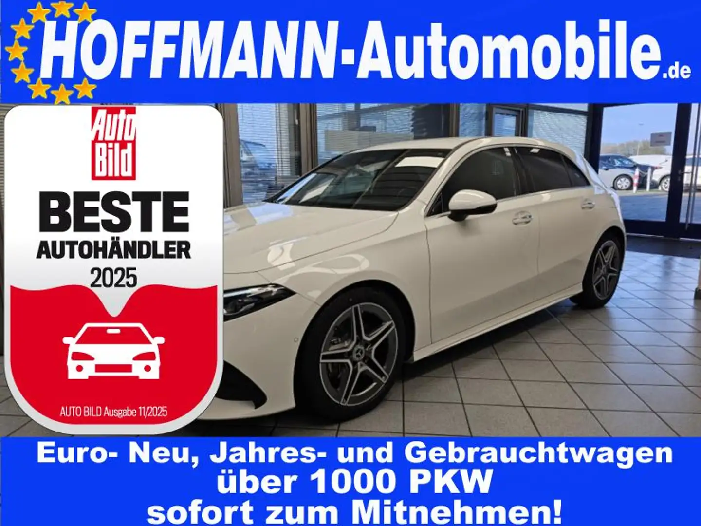 Mercedes-Benz A 180 AMG Line Multibeam-LED,Parkassi+Kamera,SHZ Weiß - 1