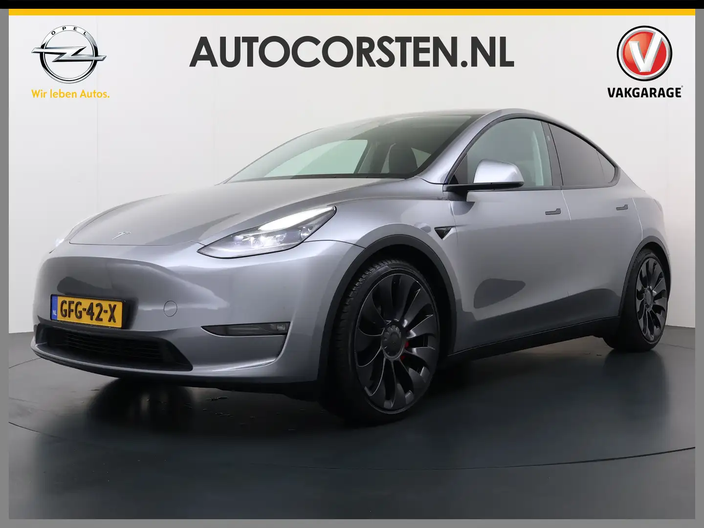 Tesla Model Y Performance AWD 535PK Leder Warmtepomp Autopilot F Gris - 1