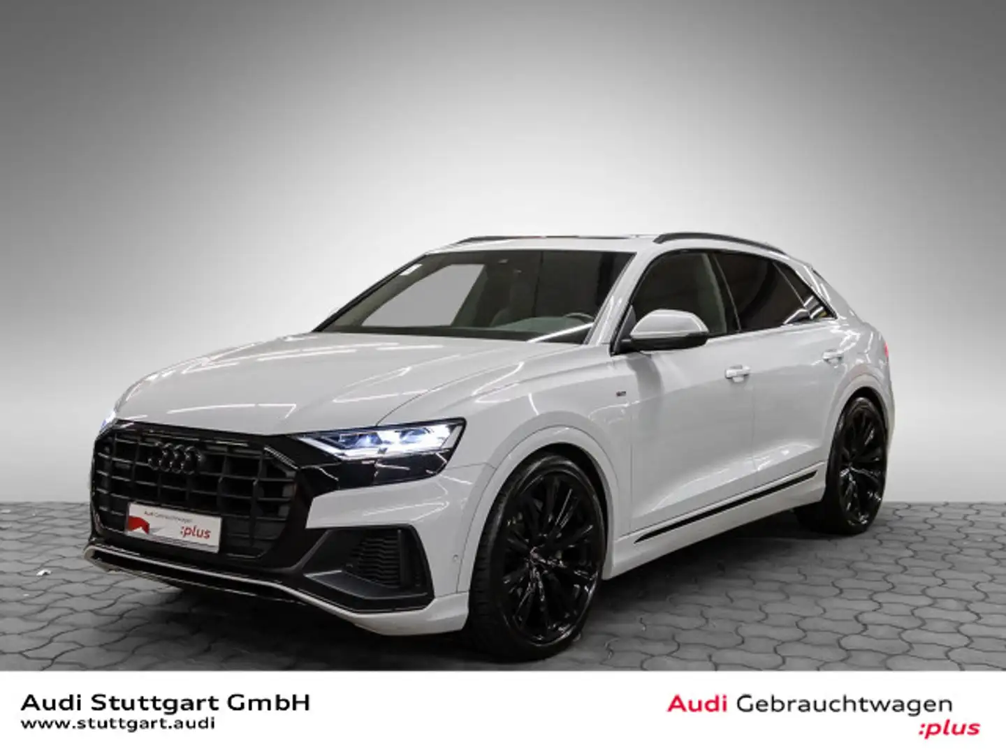Audi Q8 55 TFSI e quattro S line Pano AIR Kamera B&O Weiß - 1