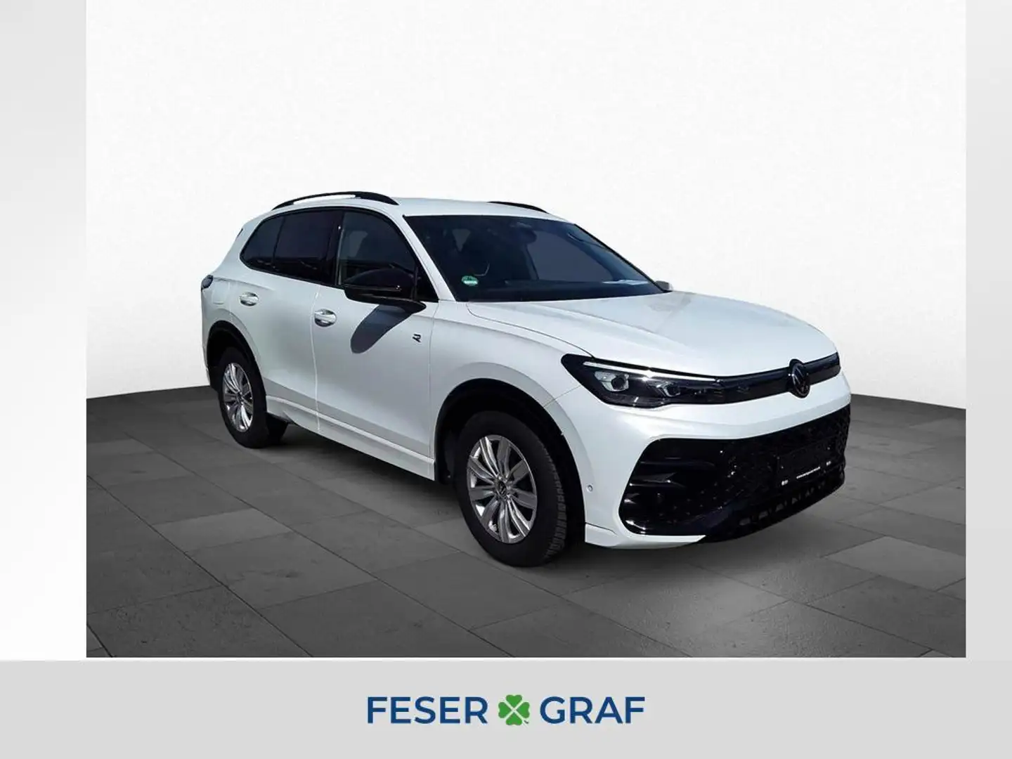 Volkswagen Tiguan 1.5 TSI DSG R-Line BLACK KAM NAVI Weiß - 1