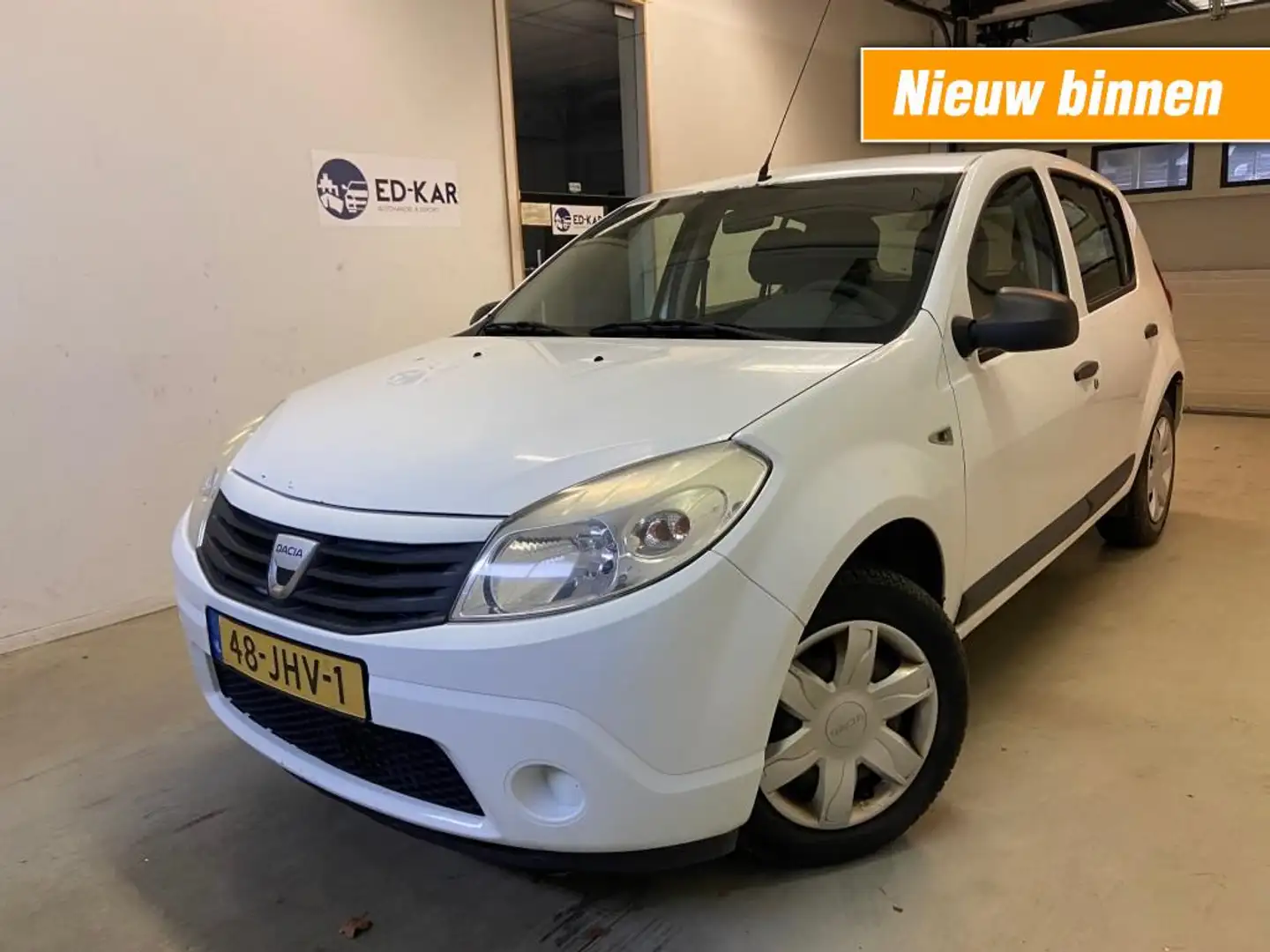 Dacia Sandero 1.2 Ambiance 5DRS AIRCO APK NAP RIJDT GOED Blanco - 1