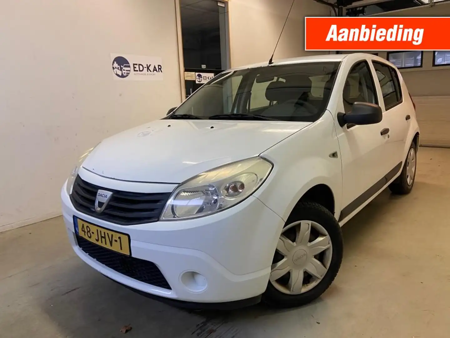 Dacia Sandero 1.2 Ambiance 5DRS AIRCO NAP RIJDT GOED APK 2-2027 Weiß - 1