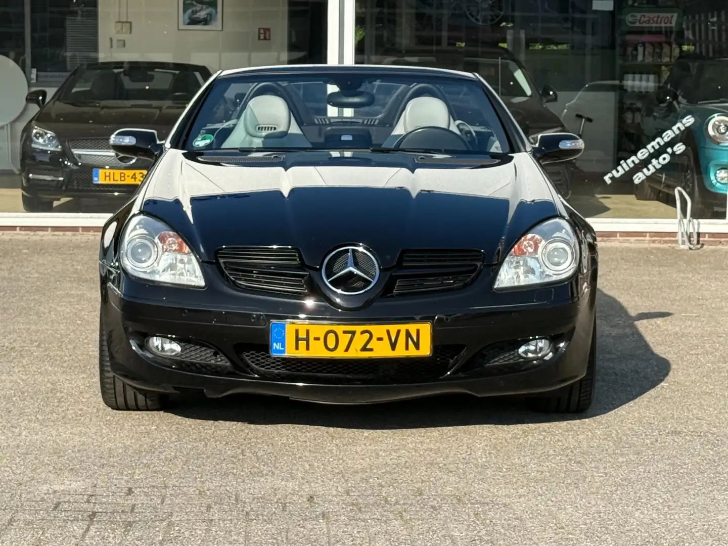 Mercedes-Benz SLK 350 V6 / DESIGNO / MEMORY / HARMAN / AIRSCARF Zwart - 2