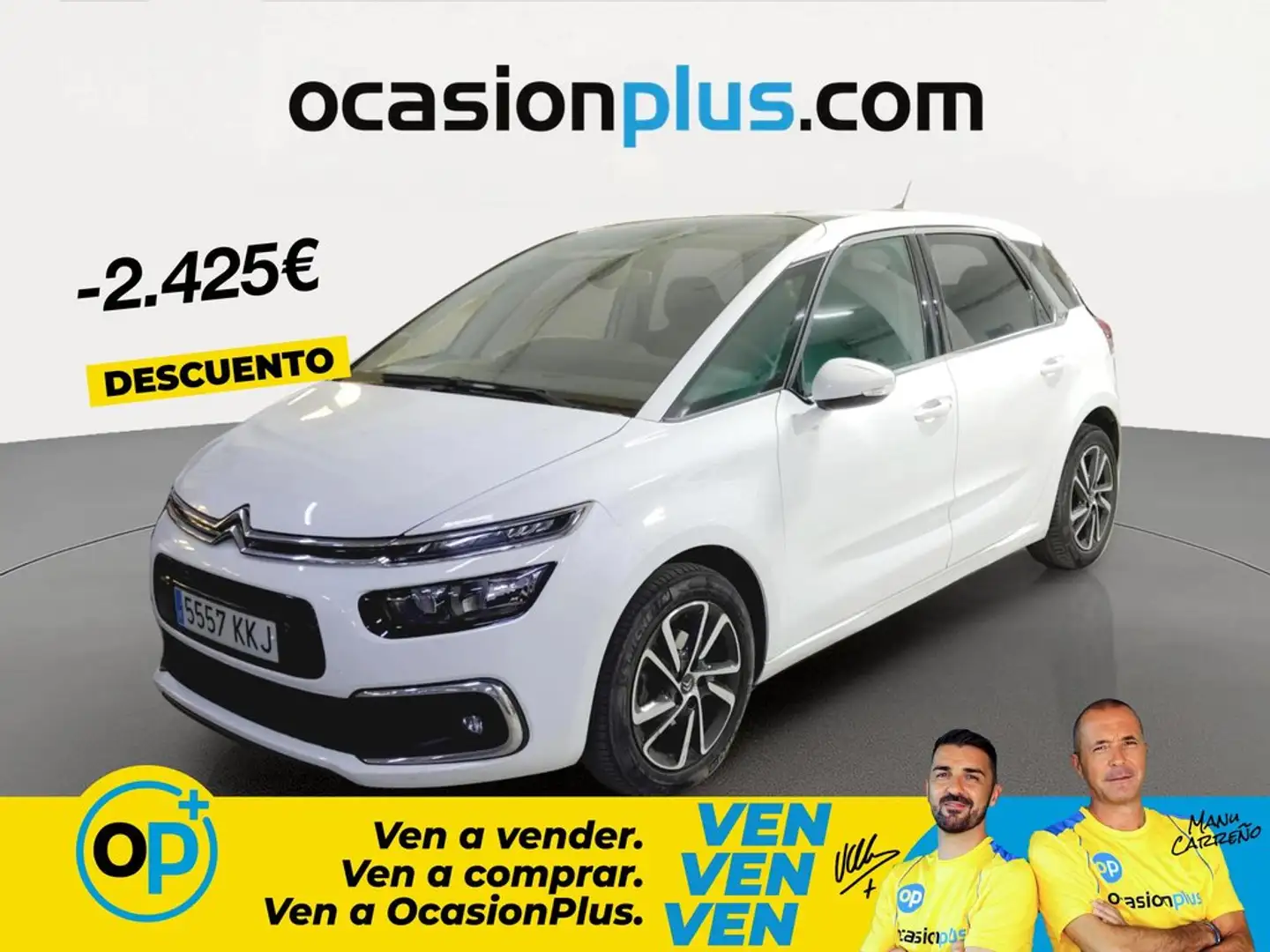 Citroen C4 Picasso 1.6BlueHDI S&S Feel 120 Blanco - 1