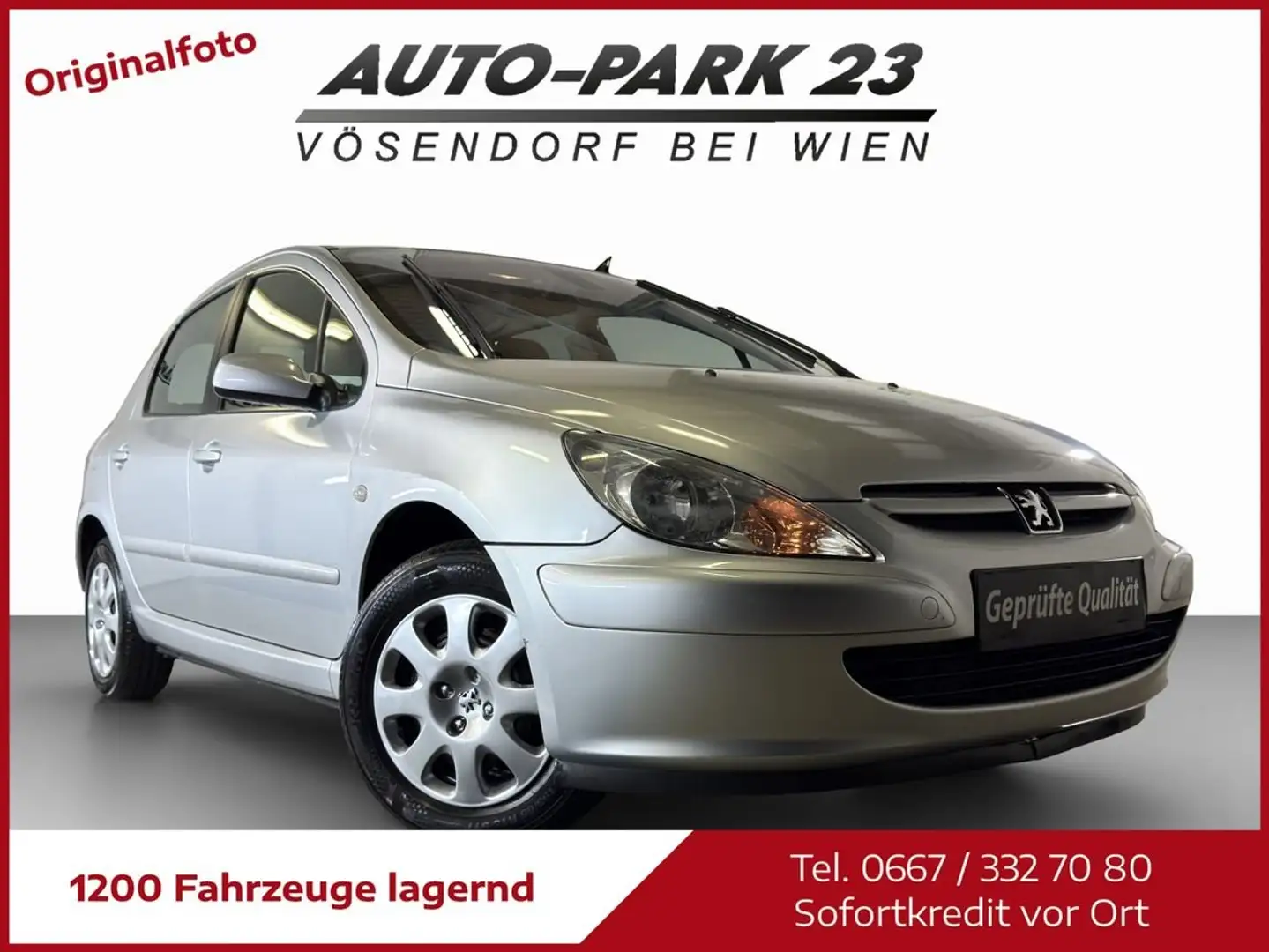 Peugeot 307 307 HDI **90PS**NEUES-PCKERL 3/2027 Silber - 1
