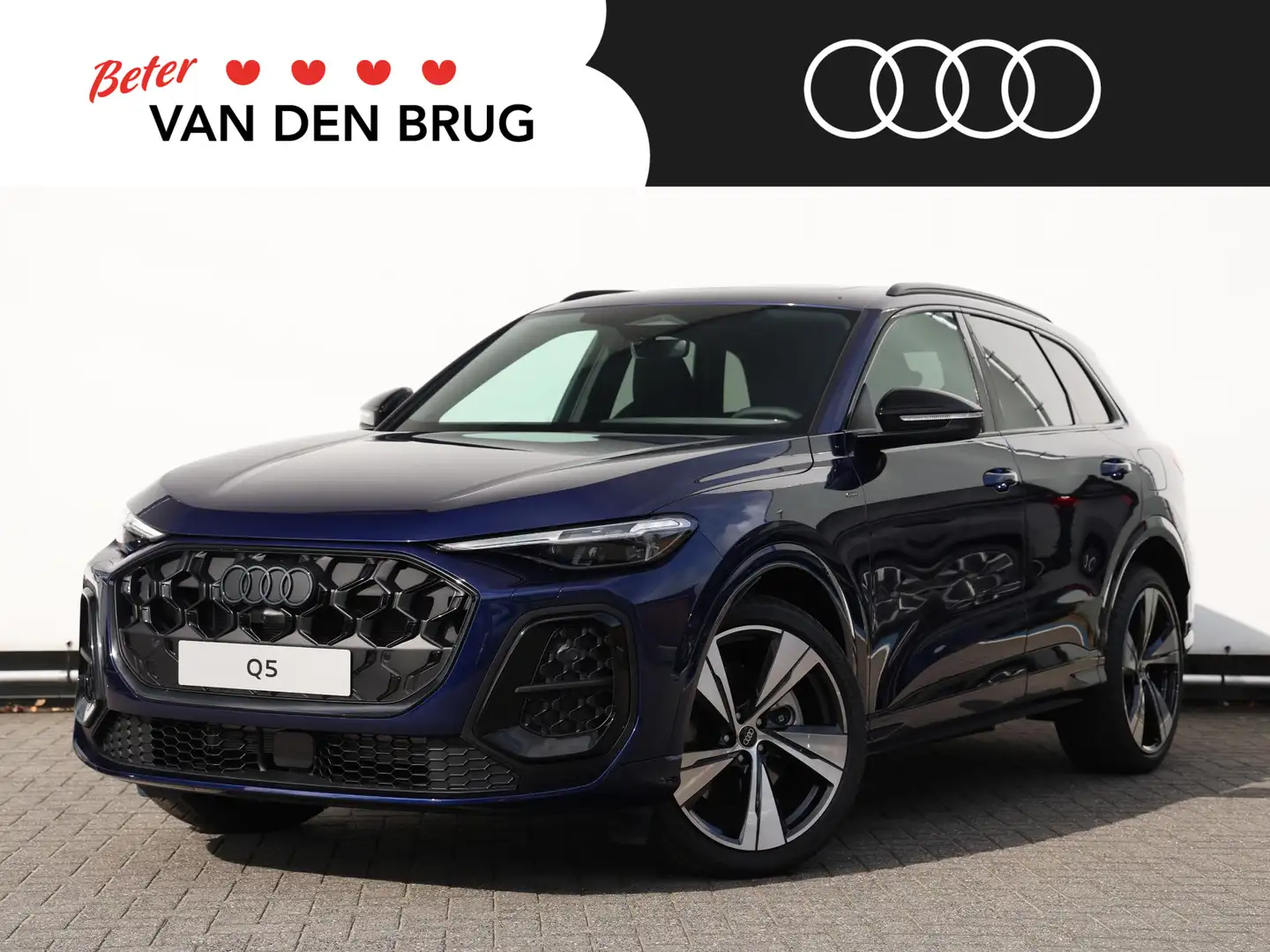 Audi Q5 S edition 2.0 TFSI e 220 kW / 299 PK SUV | Pano | Blauw - 1