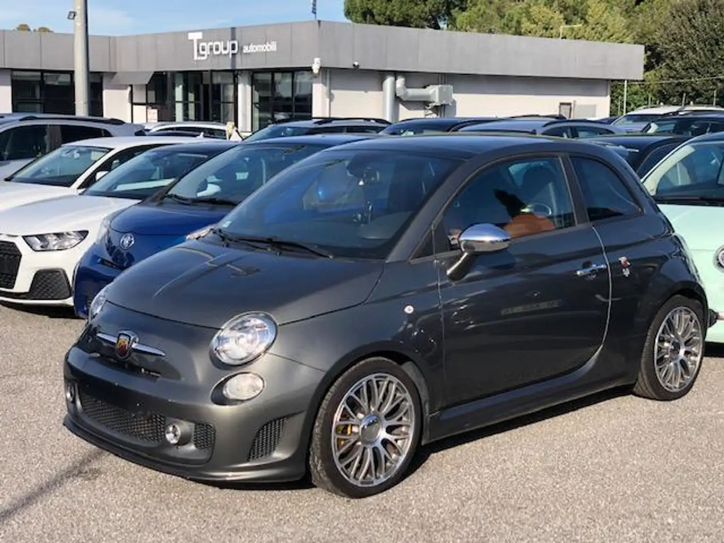 Abarth 595 1.4 Turbo T-Jet 160 CV MTA Turismo Gris - 2