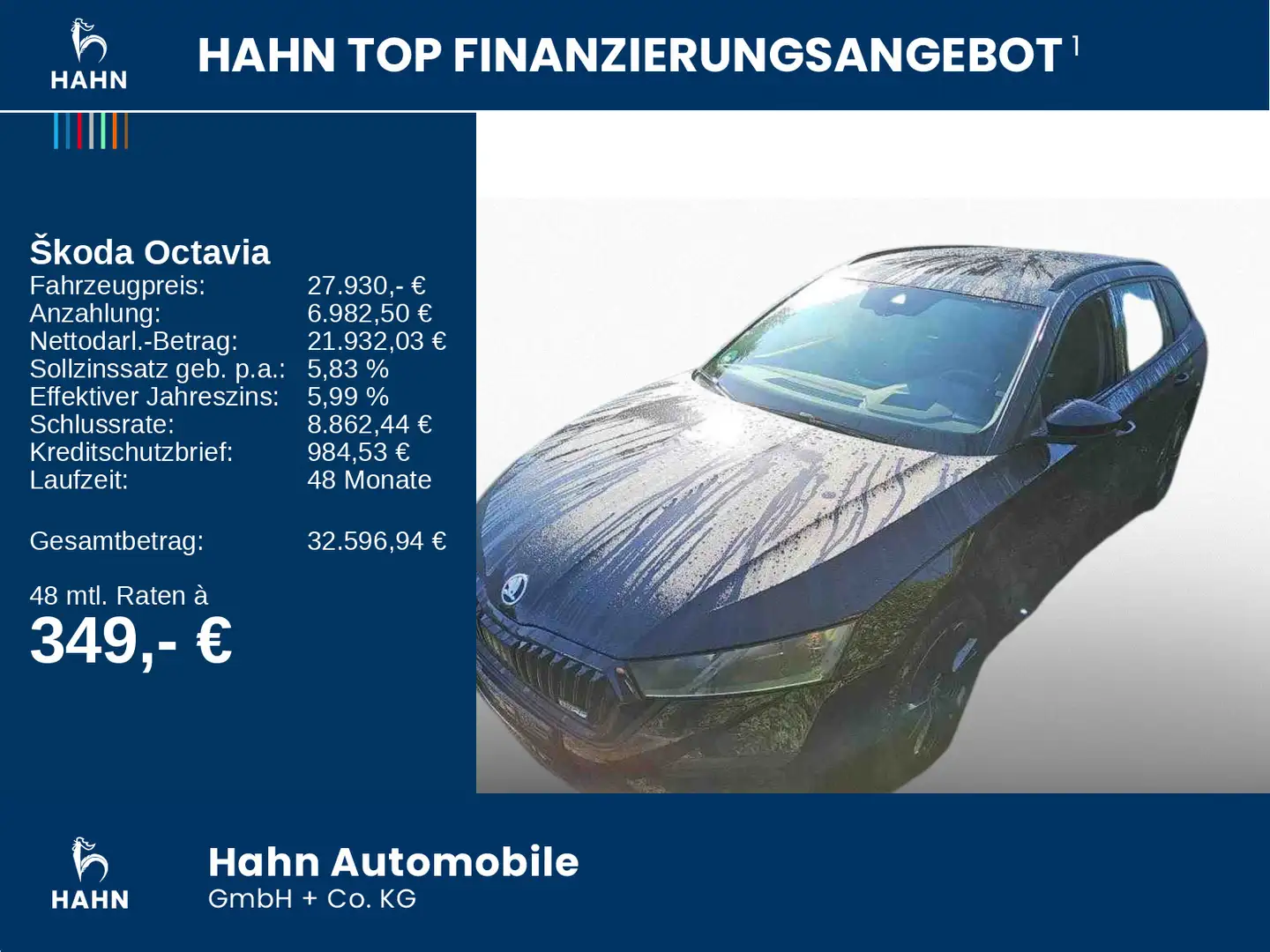 Skoda Octavia Combi 1.4 TSI iV DSG RS Navi Sitzhzg AHK Schwarz - 2