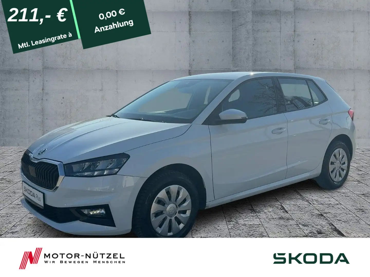 Skoda Fabia 1.0 TSI SELECTION LED+ACC+APP+SHZ+DAB+MFL Weiß - 1