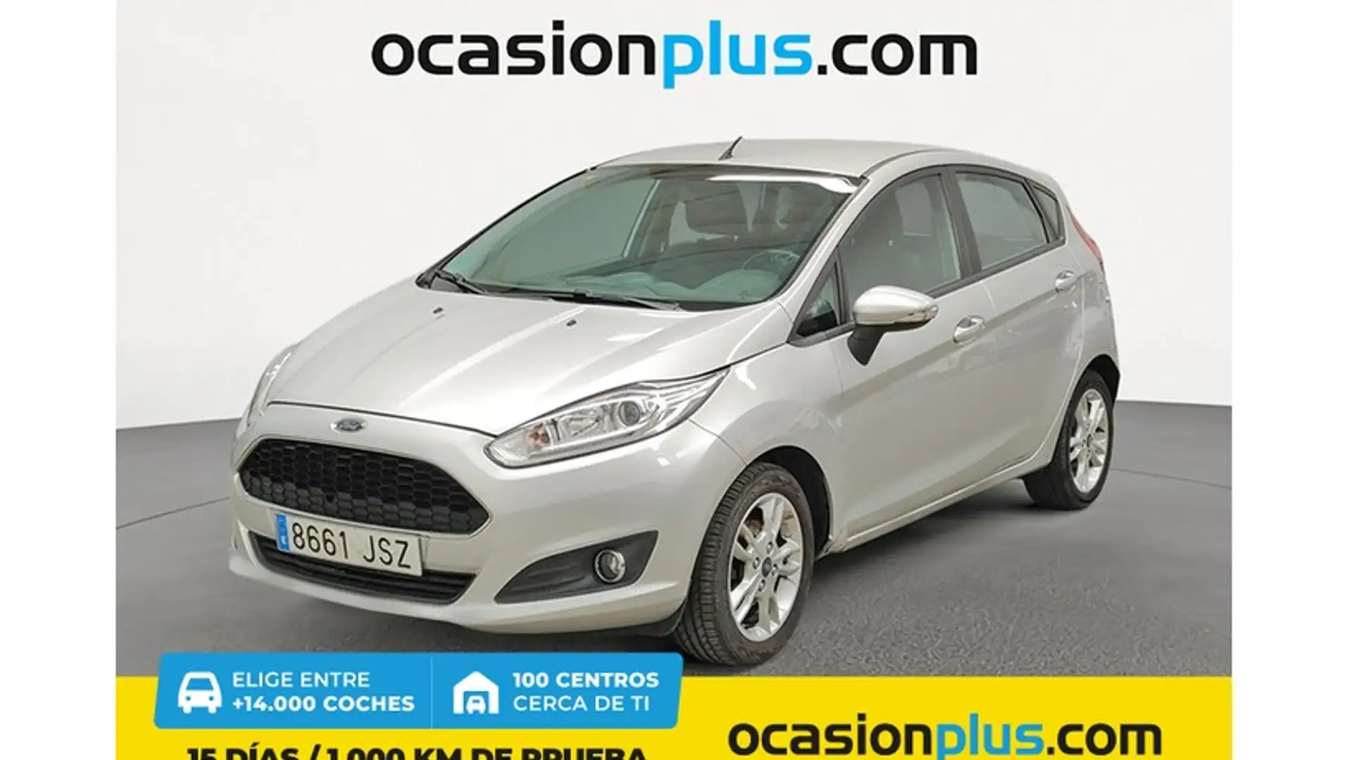 Ford Fiesta 1.5 TDCi Trend 95 Plateado - 1