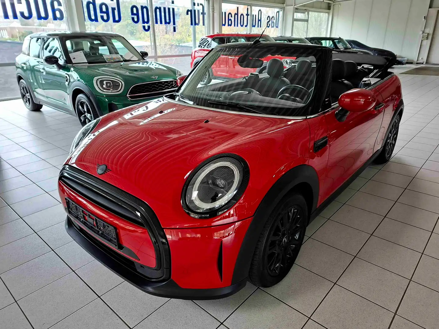 MINI Cooper Cabrio Aut. Navigation CarPlay SportLeder Yours Trim Rouge - 1
