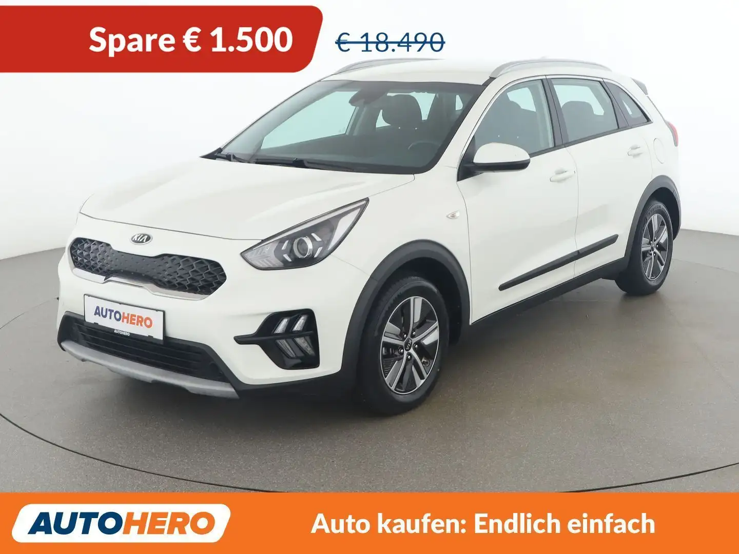 Kia Niro 1.6 Hybrid Silber Weiß - 1