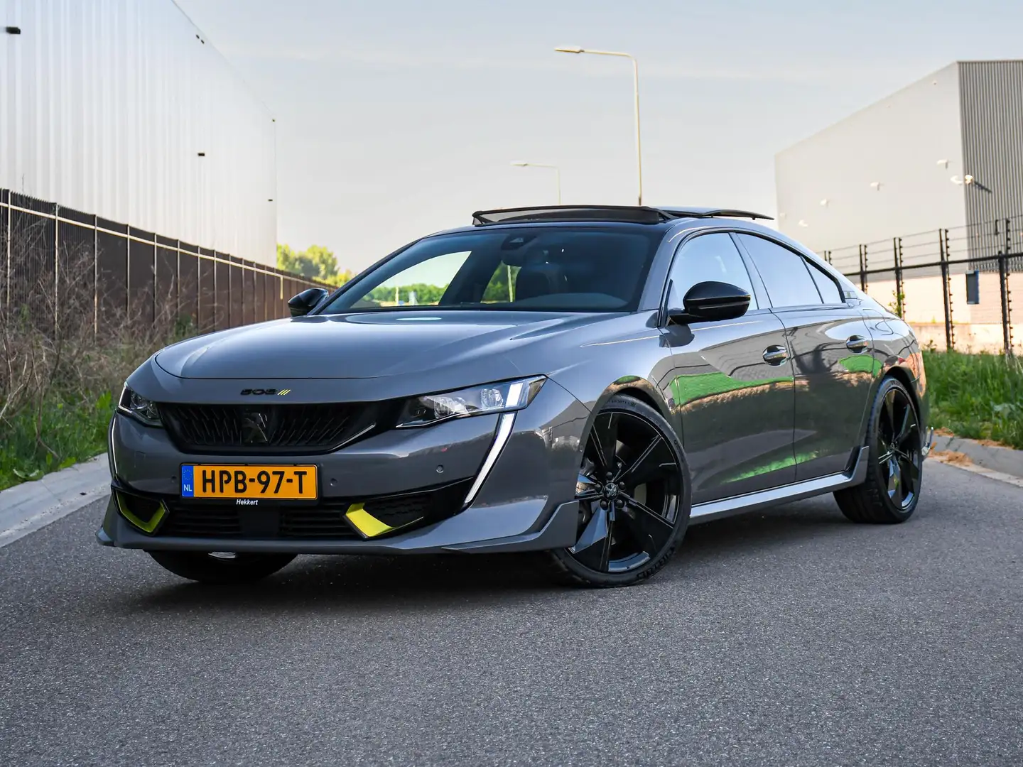 Peugeot 508 PSE 1.6 HYbrid 360pk Automaat SCHUIF-DAK | FOCAL | Gris - 2