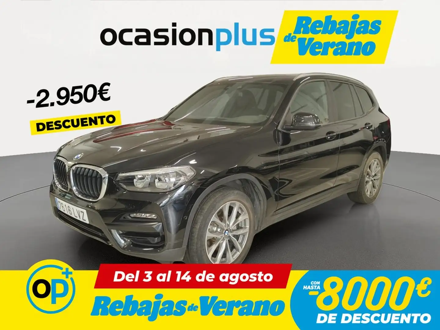 BMW X3 xDrive 20dA Negro - 1